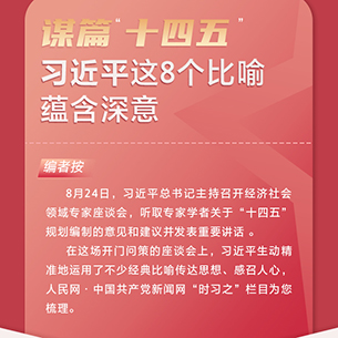 圖解：謀篇“十四五”,，習(xí)近平這8個(gè)比喻蘊(yùn)含深意